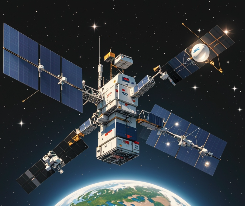 How does a tri band signal service satellite navigation system compare to dual band GPS